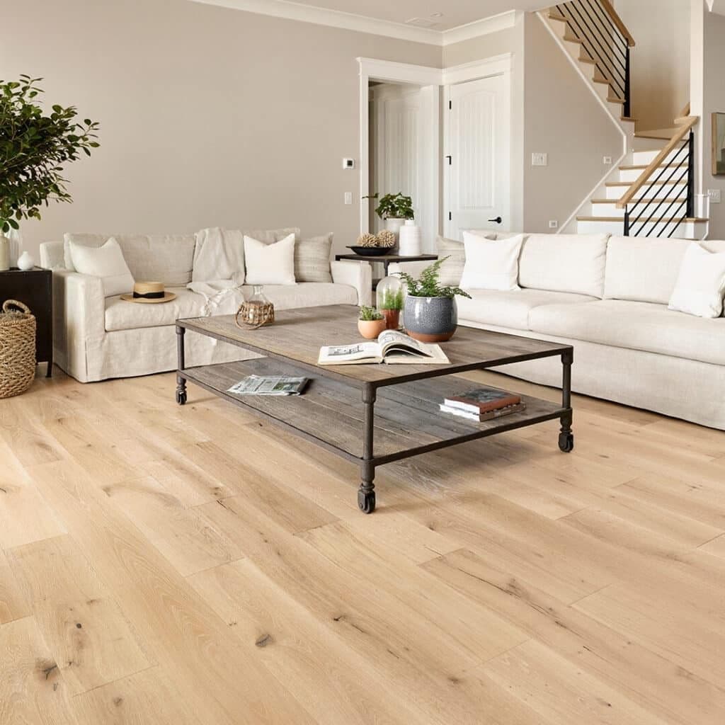 basement wood flooring