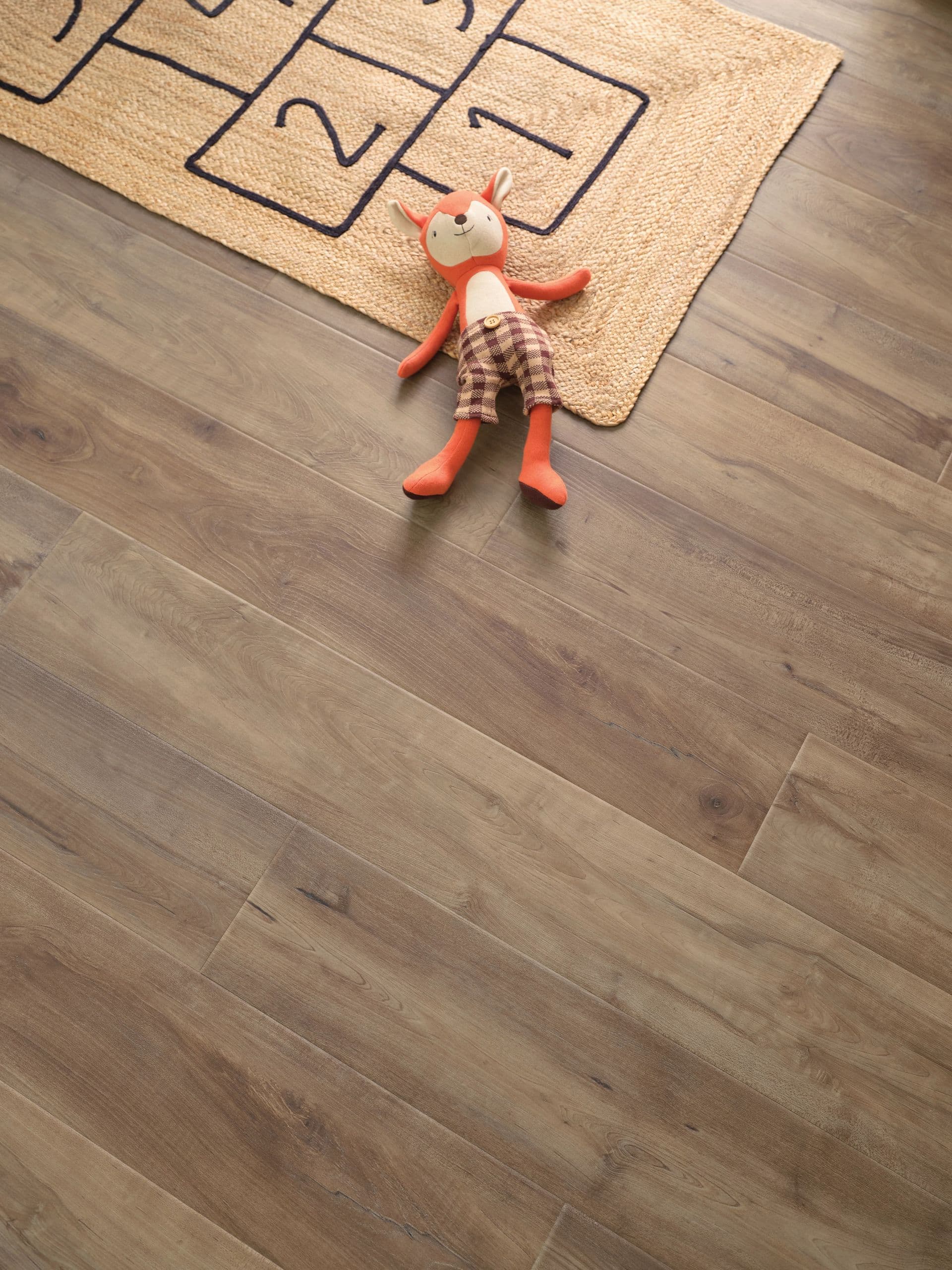 Flooring with toy on ground