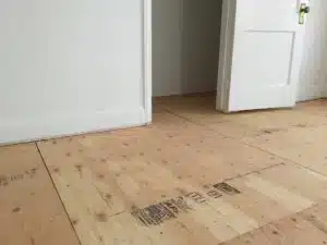 New Subfloor Into Closet 300x225